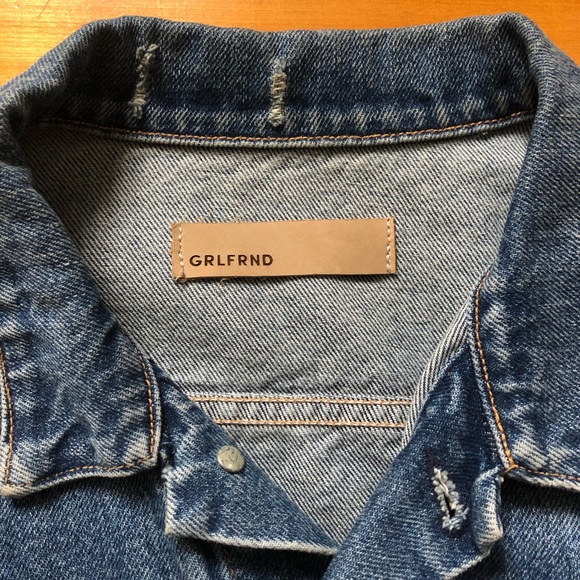 GRLFRND Denim Jacket in London Calling wash - Picture 4 of 6